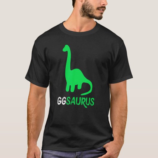 GG-Saurus Funny Dino Dinosaur GGSaurus T-shirt (Voorkant)