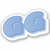 GG STICKER (Voorkant)