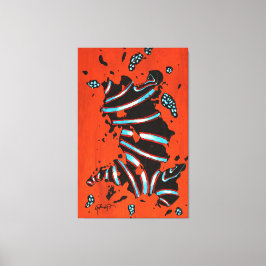 GGAST - Energiecode ECL7 - Canvasprint op Spieraam Canvas Afdruk