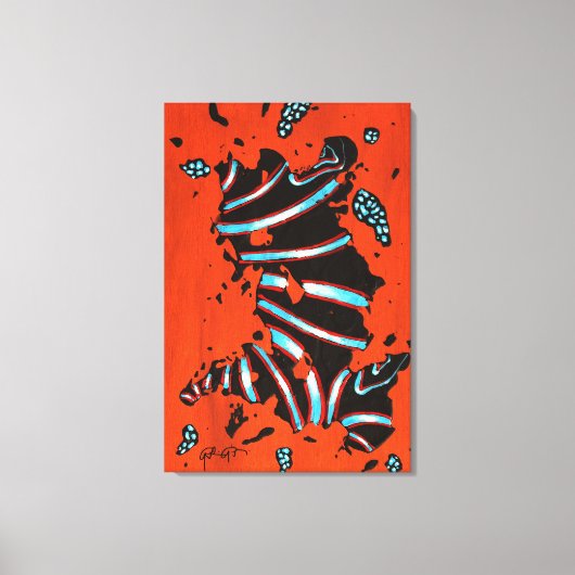  GGAST - Energy Code ECL7 - Stretched Canvas Print (Voorkant)