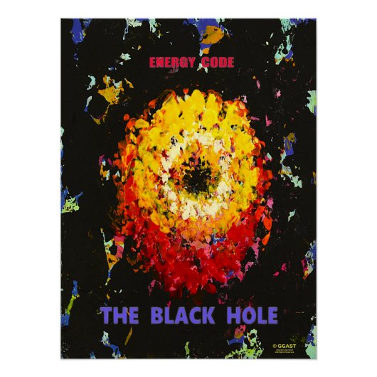 GGAST - The Black Hole - 20"x 26,67" Glossy Poster (Devant)
