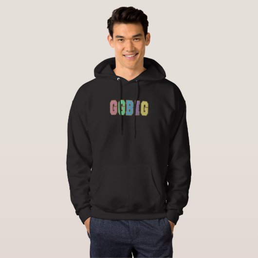 GGBIG Sorority Pastel Varsity Letters Hoodie (Voorkant volledig)