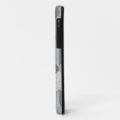 Ggestructureerd grijze geometrisch. Case-Mate iPhone case (Achterkant/links)
