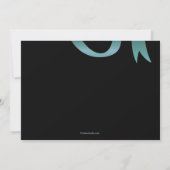 Ggloed Afstuderen Fotouitnodiging Kaart (Achterkant)