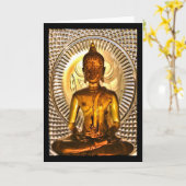 Ggloed Buddha Kaart (Gele Bloem)