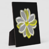 Ggloed Daisy Flower Plaque Fotoplaat (Zijkant)