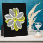 Ggloed Daisy Flower Plaque Fotoplaat (Zijkant)