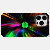 Ggloed Neon Art Monogram Psychedelic Trendy Case-Mate iPhone Case (Achterkant (horizontaal))