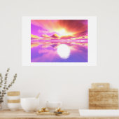 Ggloed Sunset II Poster (Keuken)