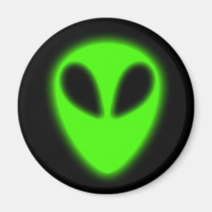 Ggloeiend groen Alien Magnet Magneet