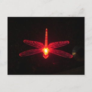 Ggloeiende Dragonfly Briefkaart
