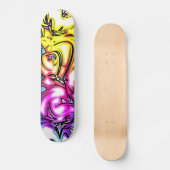 Ggloeiende graffiti skateboard (Voorkant)