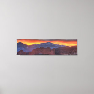 Ggloeiende hemel canvas afdruk