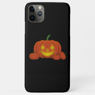 Ggloeiende Jack-o'-Lantern Pumpkin iPhone 11 Pro Max Hoesje