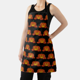 Ggloeiende Jack-o'-Lantern Pumpkin Schort