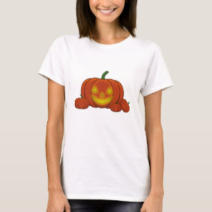 Ggloeiende Jack-o'-Lantern Pumpkin T-shirt
