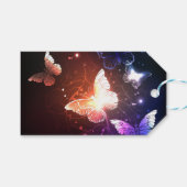 Ggloeiende nachtvlinders cadeaulabel (Voorkant (Horizontaal))