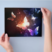 Ggloeiende nachtvlinders flyer (Hand)