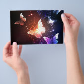 Ggloeiende nachtvlinders flyer (Hand)