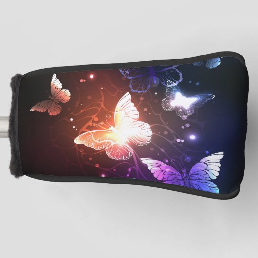 Ggloeiende nachtvlinders golfheadcover (Voorkant)