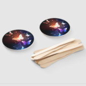 Ggloeiende nachtvlinders handwaaier (Niet-gemonteerd)