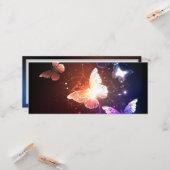 Ggloeiende nachtvlinders kaart (Voorkant / Achterkant in situ)