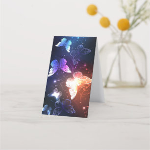 Ggloeiende nachtvlinders klantenkaartje