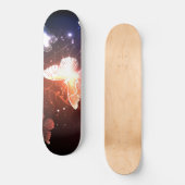 Ggloeiende nachtvlinders skateboard (Voorkant)