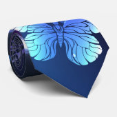 Ggloeiende nachtvlinders stropdas (Opgerold)