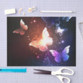 Ggloeiende nachtvlinders tissuepapier (Craft)