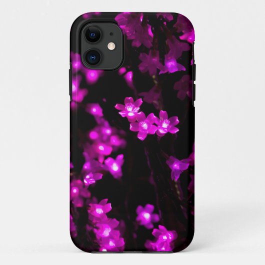 Ggloeiende roze ventilatorverlichting Case-Mate iPhone case (Achterkant)