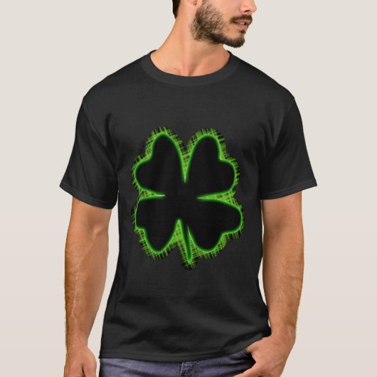 Ggloeiende Shamrock T-shirt (Voorkant)
