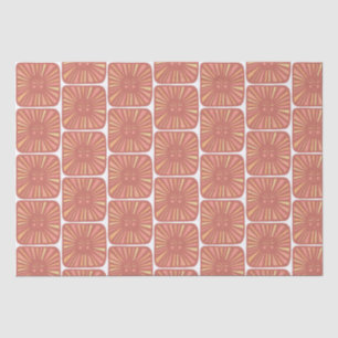 Ggloeiende zondebok en roze zonnestraaltje tissuepapier