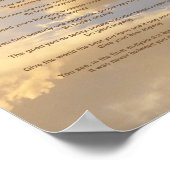 Ggloing Sky doet het in ieder geval Poster (Hoek)