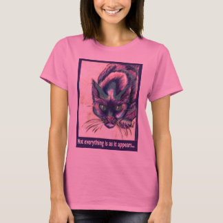 GG's Paars kattenontwerp T-shirt