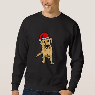 GH Labrador jaune drôle dans le sweatshirt de