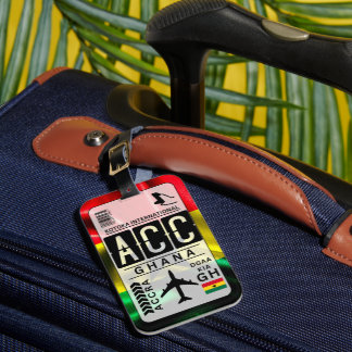 Ghana Accra ACC Airport Bagagelabel