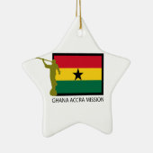 GHANA ACCRA MISSIE LDS CTR KERAMISCH ORNAMENT (Rechts)