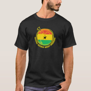 Ghana Accra West LDS Mission Proud Mormon Missiona T-shirt