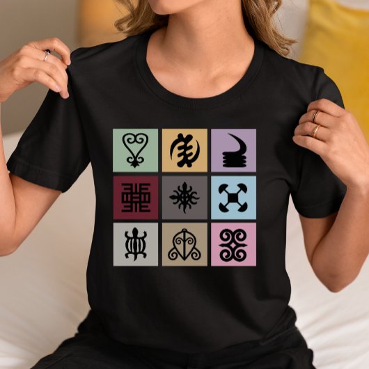 Ghana Adinkra Symbool – Afrikaans erfgoed en wijsh T-shirt