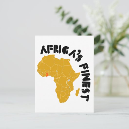 Ghana, Afrika's beste Afrikaanse kaart (Staand voorkant)