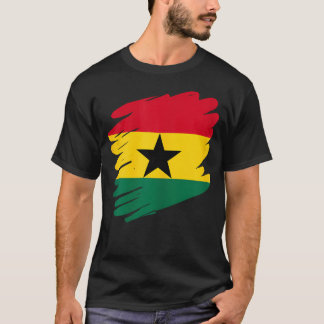Ghana Black Star-vlag voor jongens en meisjes T-shirt