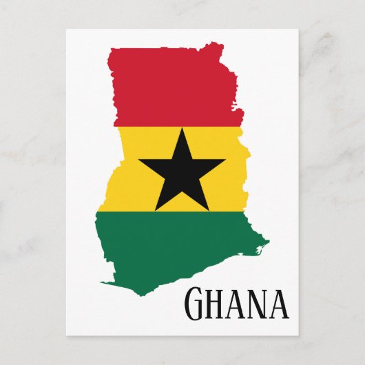 Ghana Briefkaart (Voorkant)