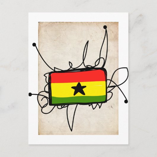 Ghana Briefkaart (Voorkant)