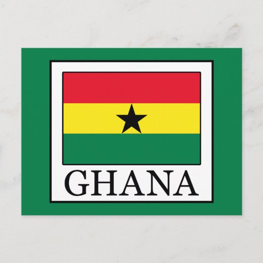 Ghana Briefkaart (Voorkant)