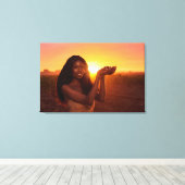 GHANA - COCOA CANVAS AFDRUK (Insitu (Houten vloer))