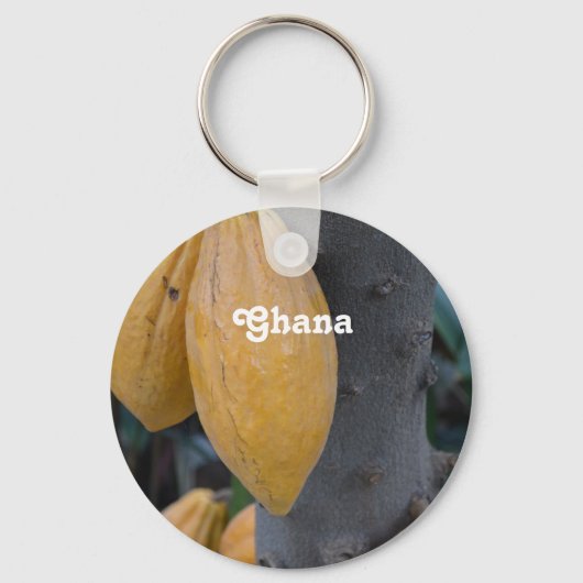 Ghana Cocoa Sleutelhanger (Voorkant)