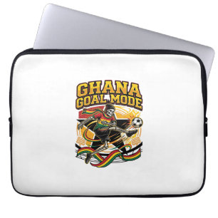 Ghana Doel Modus Skelet Aanvaller Naties Streetwea Laptop Sleeve