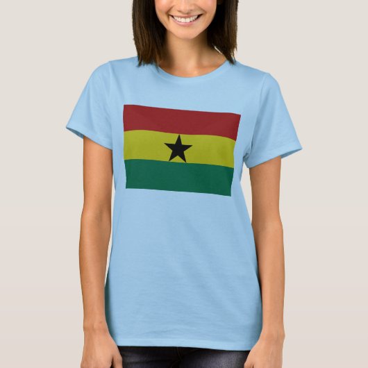 Ghana Drapeau x Carte T-shirt (Devant)