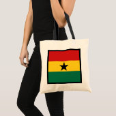 Ghana Flag Bag Tote Bag (Voorkant (product))